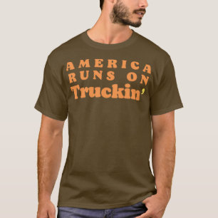 Amerika rennt auf LKW T-Shirt