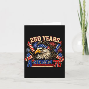 Amerika Retro 250 Jahr Jubiläum USA 1776-2026 Karte