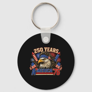 Amerika Retro 250 Jahr Jubiläum USA 1776-2026 Schlüsselanhänger