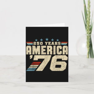 Amerika Retro 250 Jahre 250. Jubiläum USA 1776 Karte