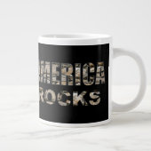 AMERIKA ROCKS Jumbo-Tasse (Rechts)