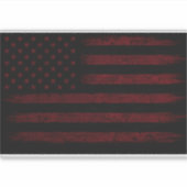 Amerika Rot Aufkleber (Vorderseite)