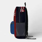 Amerika Rot Weiß Blau Rucksack (Rechts)