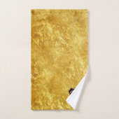 Amerika Route 66 Motorrad mit goldener Textur Badhandtuch Set (Handtuch)