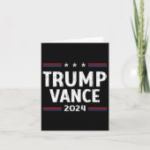 Amerika rückt Trump Vance 2024 Vizepräsident zurüc Karte (Vorderseite)