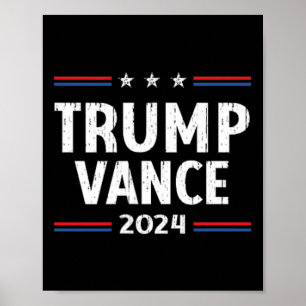 Amerika rückt Trump Vance 2024 Vizepräsident zurüc Poster
