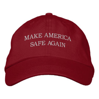 AMERIKA-SAFE BESTICKTE BASEBALLKAPPE