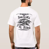 Amerika Samoa-Inseln Stammes- Flaggen-T - Shirt (Rückseite)