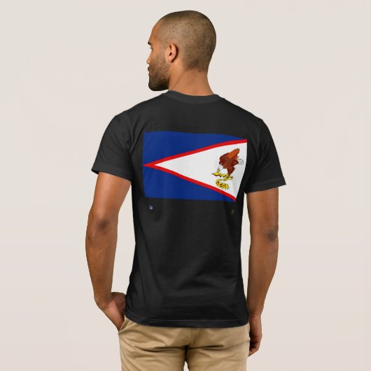 AMERIKA SAMOA-INSELN T-Shirt (Schwarz voll)