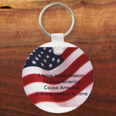 Amerika Schlüsselanhänger (Vorderseite)
