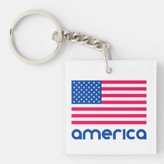Amerika Schlüsselanhänger (Vorderseite)