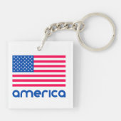 Amerika Schlüsselanhänger (Rückseite)