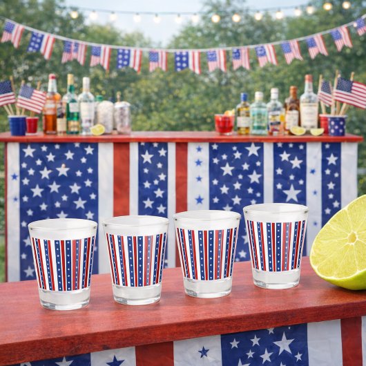 Amerika Schnapsglas