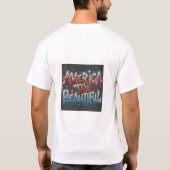 Amerika - schön T-Shirt (Rückseite)