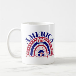 Amerika Schöner Regenbogen Kaffeetasse
