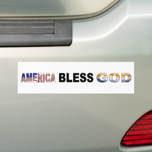 Amerika segnet Gott Autoaufkleber (Auf Auto)