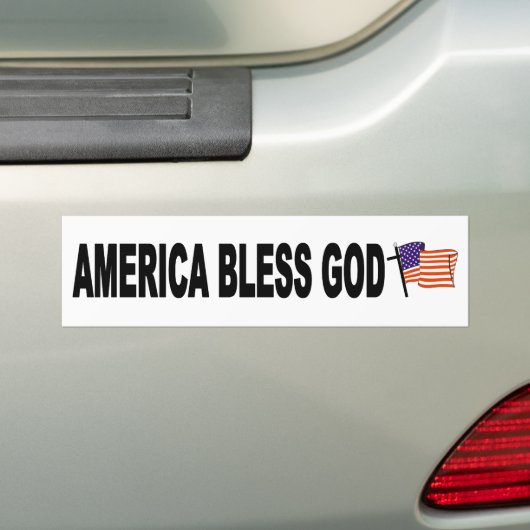 Amerika segnet Gott Autoaufkleber (Auf Auto)