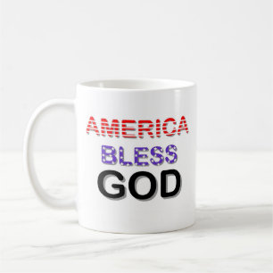 Amerika segnet Gott Kaffeetasse