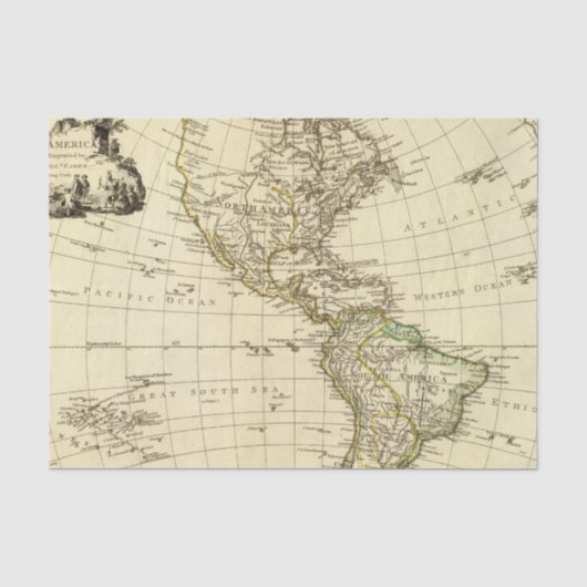 Amerika Seidenpapier (Vorderseite)