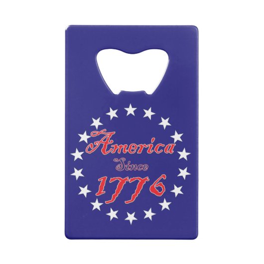 Amerika - seit 1776 geldbeutel flaschenöffner (Rückseite)