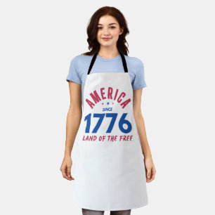 AMERIKA SEIT 1776 LAND DER FREIEN  SCHÜRZE