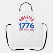 AMERIKA SEIT 1776 LAND DER FREIEN  SCHÜRZE (Vorderseite)