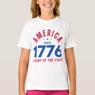 AMERIKA SEIT 1776 LAND DER FREIEN T-Shirt