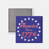 Amerika - seit 1776 magnet (Vorderseite/Rückseite)
