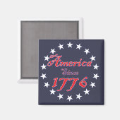 Amerika seit 1776 magnet (Vorderseite/Rückseite)