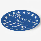 Amerika seit 1776 pappteller (Schrägansicht)