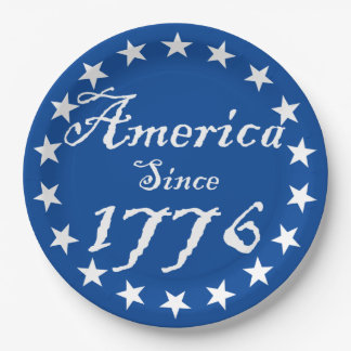 Amerika seit 1776 pappteller