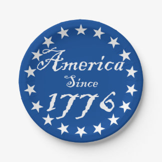 Amerika seit 1776 pappteller