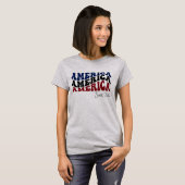 Amerika seit 1776 Patriotisch T-Shirt (Vorne ganz)