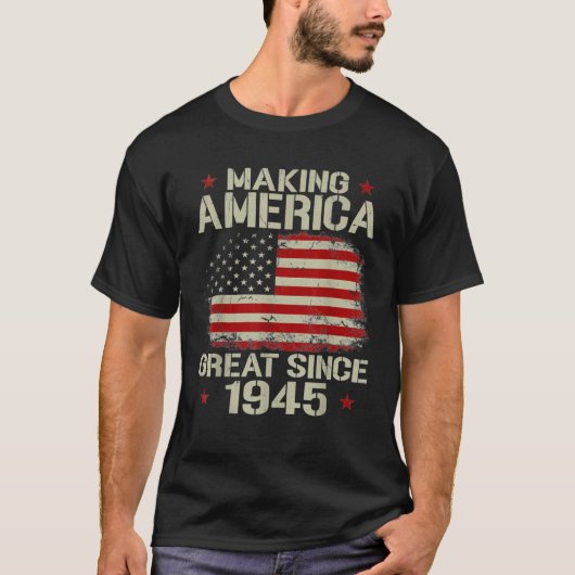 Amerika seit 1945 Vintage Geschenke 75. T-Shirt (Vorderseite)