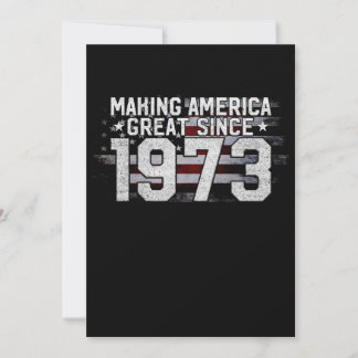 Amerika seit 1973 groß machen - 50. Geburtstagsges Einladung