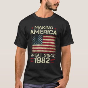 Amerika seit 1982 Vintage Geschenke 40. T-Shirt