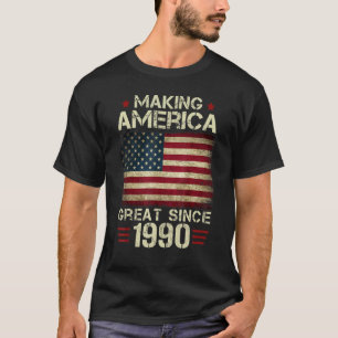 Amerika seit 1990 Vintage Geschenke 32. T-Shirt