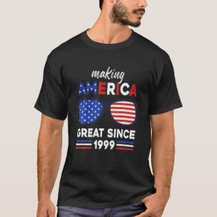 Amerika seit 1999 zum 22. Geburtstag T-Shirt
