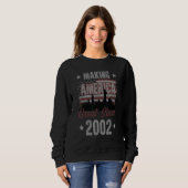 Amerika seit 2002 20. Geburtstag großartig machen Sweatshirt (Vorne ganz)