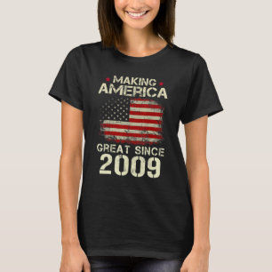 Amerika seit 2009 Vintag 13. Geburtstag großartig  T-Shirt