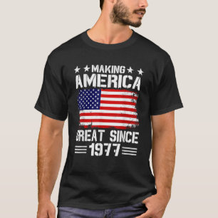 Amerika seit der Geburtstagspartei 1977 großartig T-Shirt