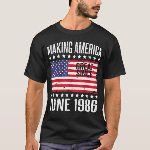 Amerika seit Juni 1986 großartig machen - Happy Bi T-Shirt