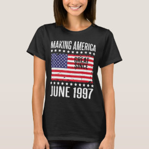 Amerika seit Juni 1997 großartig machen - Happy Bi T-Shirt