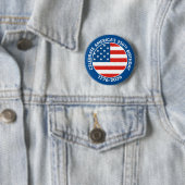 Amerika Semiquincentennial 1776-2026 USA 250 Flagg Button (Beispiel)