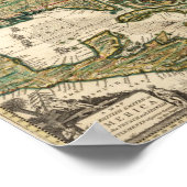 Amerika Septentrionalis Poster (Ecke)