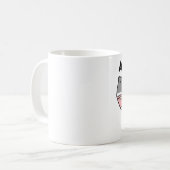Amerika sieht ein bisschen wie eine Haifisch-Tasse Kaffeetasse (Vorderseite Links)