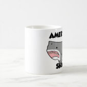Amerika sieht ein bisschen wie eine Haifisch-Tasse Kaffeetasse (Mittel)