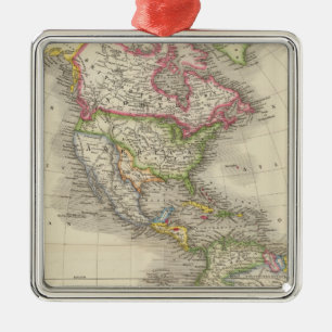 Amerika Silbernes Ornament