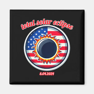 Amerika Sonnenfinsternis Texas 4.8.24 totale Sonne Magnet