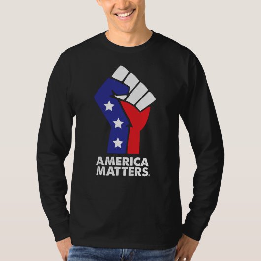 Amerika spielt T - Shirt eine Rolle (Vorderseite)